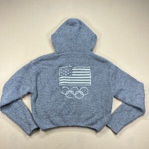 SKIMS Team USA Cozy Knit Zip-Up Hoodie